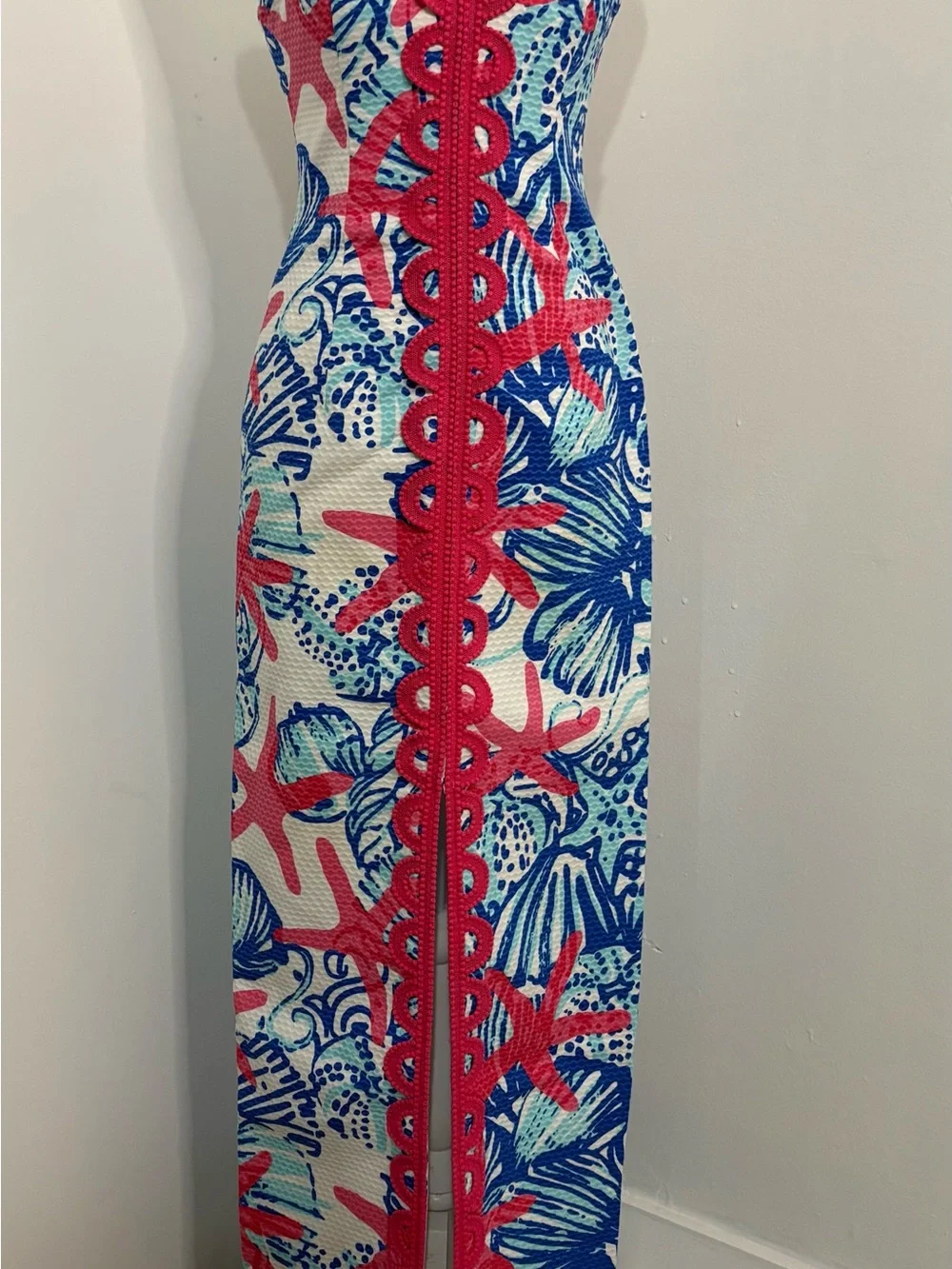 Lilly Pulitzer Angela Maxi Dress SIZE 00 She She Shells, pre-owned - Picture 3 of 15
